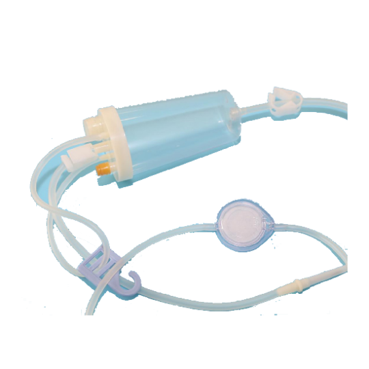 Set de Infusión con Bureta Desechable - Oller Equipamiento Médico