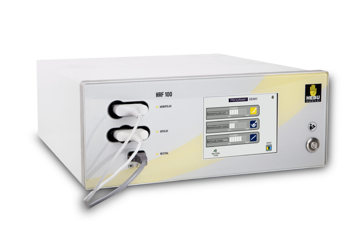 Generador de radiofrecuencia HRF 100 x-touch — HEBU Medical