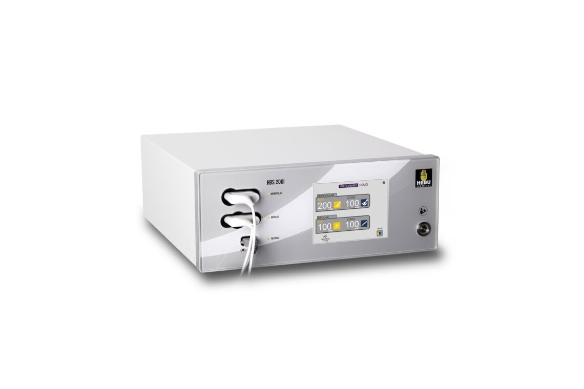 Electrobisturí HBS 200i x-touch (Generador de Electrocirugía) — HEBU Medical
