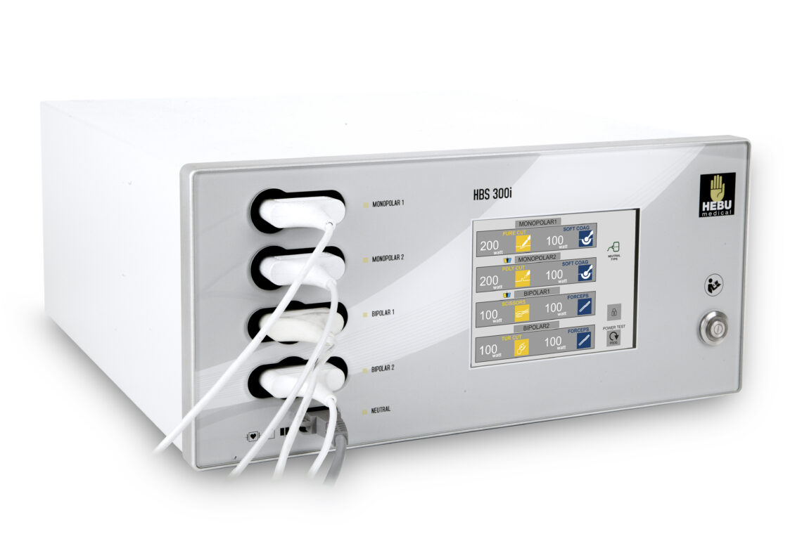 Electrobisturí HBS 300i x-touch (Generador de Electrocirugía) — HEBU Medical