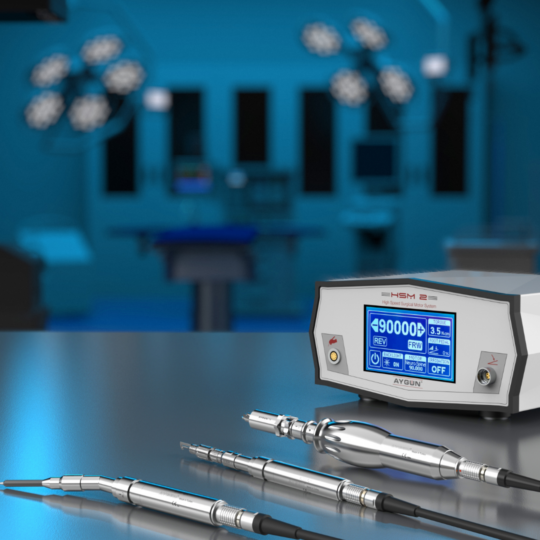 HSM-2 motor quirúrgico de alta velocidad para neurocirugía y columna